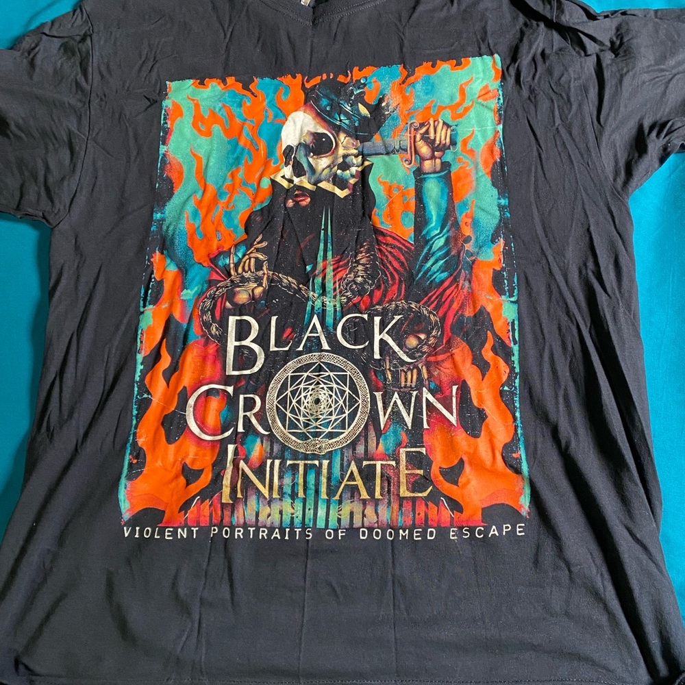 Large Black Crown Initiate shirt.